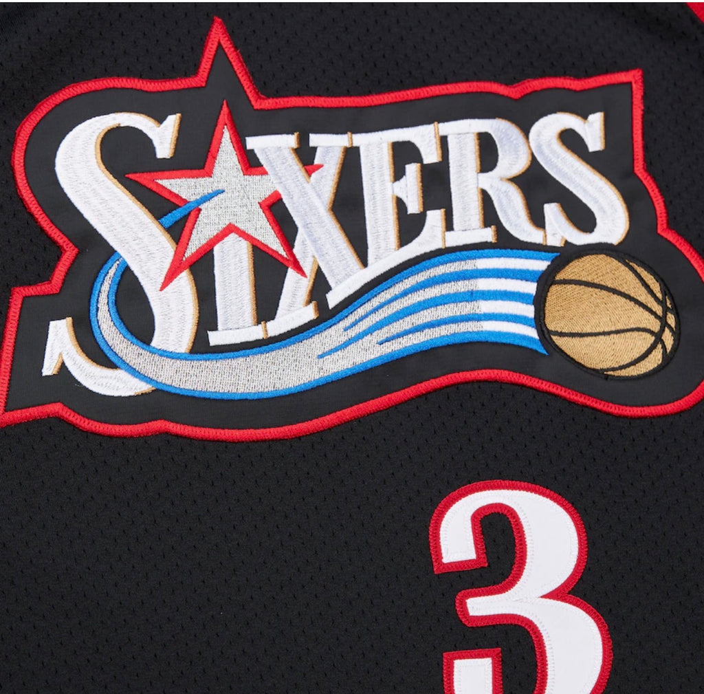 Allen Iverson Mitchell & Ness Hardwood Classics 1997-1998 Philadelphia 76ers Throwback Jersey