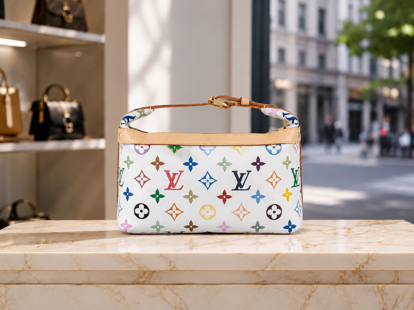 Louis Vuitton x Takashi Murakami Pochette Accessoires