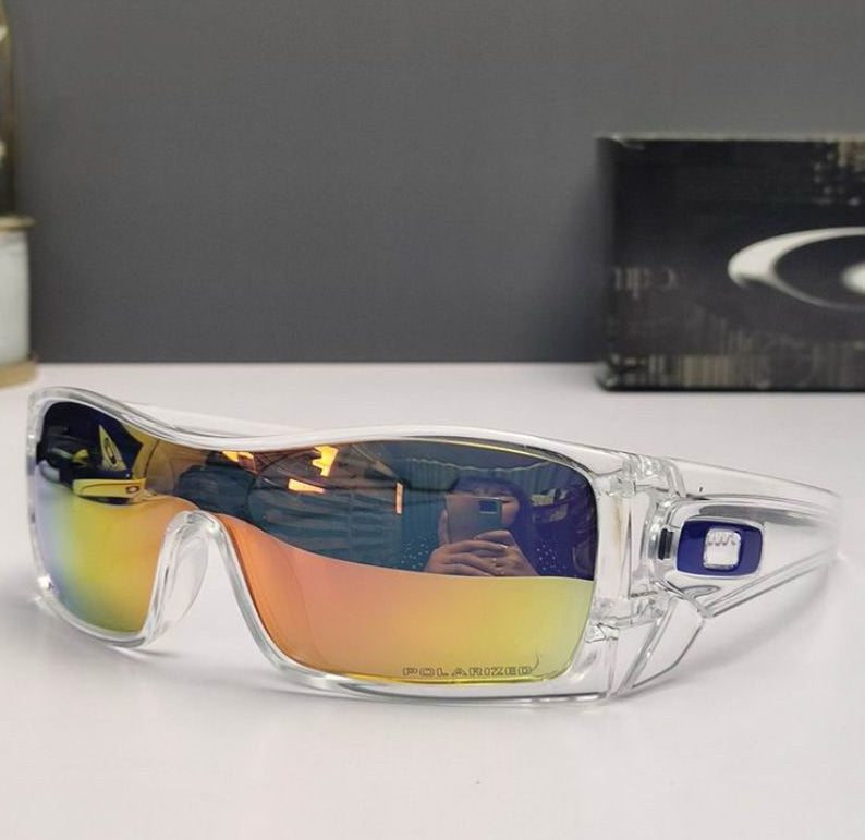 Oakley Monster Dog Sunglasses (crystal-clear frame variation)