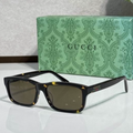 Gucci Web Stripe Rectangular Sunglasses GG1084S